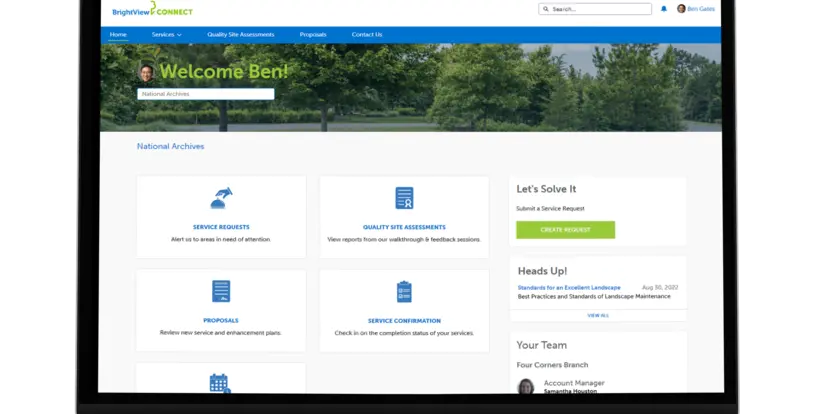BVConnect - MacBook Air Dashboard